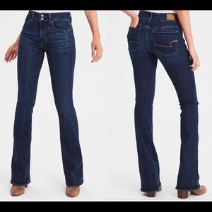 American Eagle Flare Artist Jeans Dark Wash